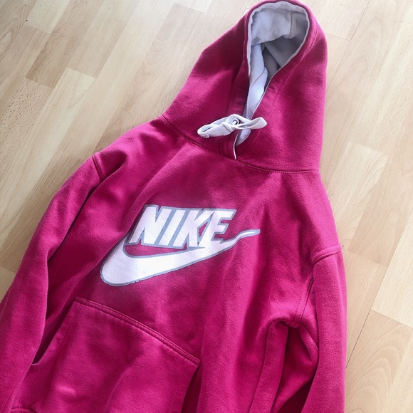 Nike Tops - Nike Logo Sporty Stylish Pink Hoodie 💞✨🤩